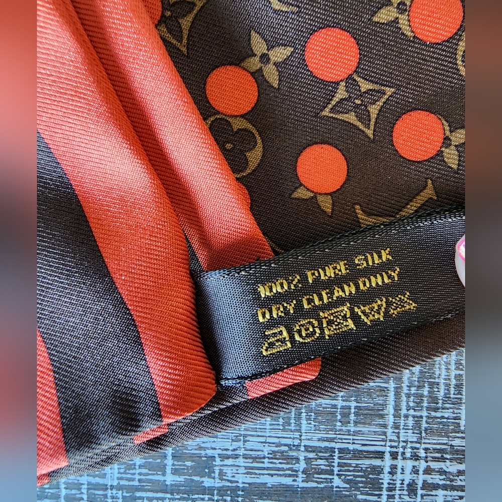 Louis Vuitton Perforated Bandeau Red/Orange ~ Limited Edition - Picture 7 of 8